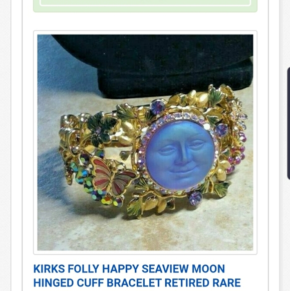 BEAUTIFUL KIRK'S FOLLY RETIRED CUFF BRACELET